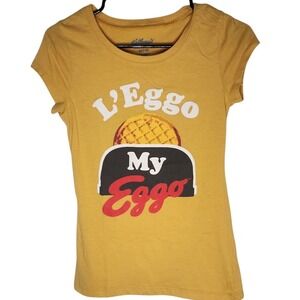 Kellogg's L'eggo My Eggo Girls M 7/9 Kids Shirt